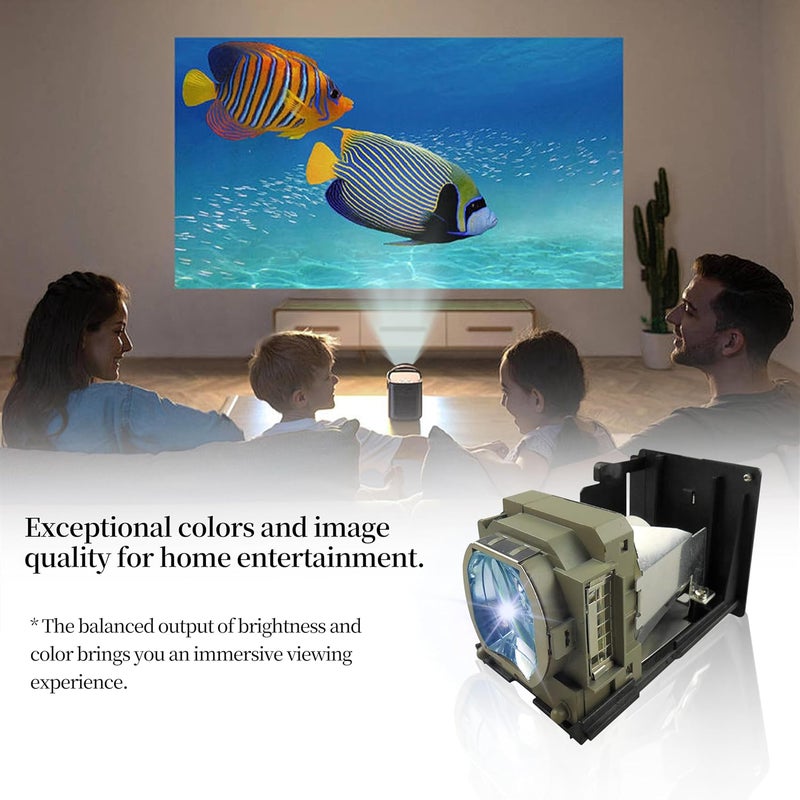SORNEICDR مصباح بديل VLT-HC6800LP لجهاز العرض متوافق مع ميتسوبيشي لـ /HC6800 /HC6800U مع وحدة الإسكان - Image 4